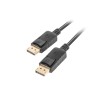 Lanberg DisplayPort Cable 19 Pin V1.2 4K, 1M | CA-DPDP-10CC-0010-BK | DisplayPort to DisplayPort