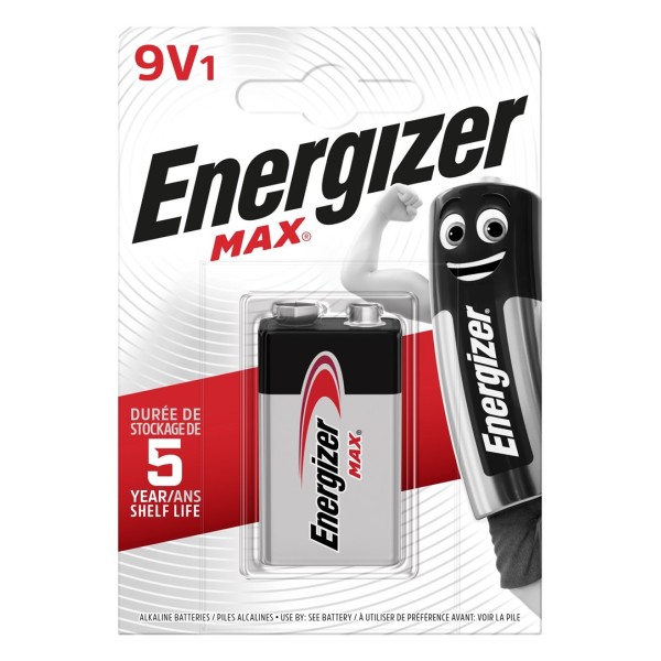 ENERGIZER BATTERY Max 426660 9V 6LR61, ...