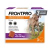 FRONTPRO Flea and tick tablets for dog (>25-50 kg) - 3x 136mg