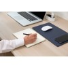 POUT HANDS3 PRO - Mouse pad with high-speed wireless charging, dark blue