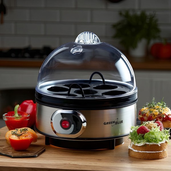 GreenBlue automatic egg cooker, 400W power, ...