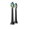 Philips Replacement brush heads | HX6062/88 Sonicare Optimal White | Heads | For adults | Number of brush heads included 2 | Black