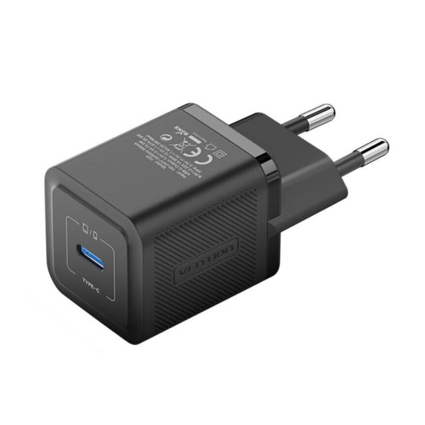 MOBILE CHARGER WALL 20W USB-C/1P BLACK ...