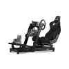 Next Level Racing | Aluminum | Racing Simulator Cockpit | GTElite Front and Side Mount Edition | Black