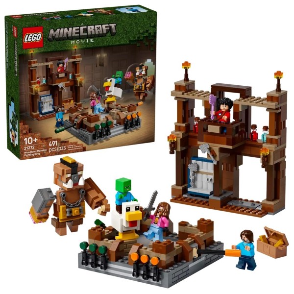 LEGO MINECRAFT 21272 Woodland Mansion Fighting ...