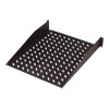 Digitus | 2U Fixed Shelf for Racks | DN-19 TRAY-2-SW | Black | Perfect for storage of components which are not 483 mm (19”) suitable. Slim design which takes space of 2 height units. Easy and quick to mount or dismount. Dimensions 88x482x349 mm, up to 25 