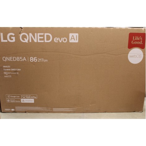 SALE OUT. LG TV | 86QNED85A3C | 86 | Smart TV | webOS 25 | 4K UHD | DAMAGED PACKAGING