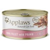 APPLAWS Natural Cat Food Tuna fillet with prawn - wet cat food - 156g