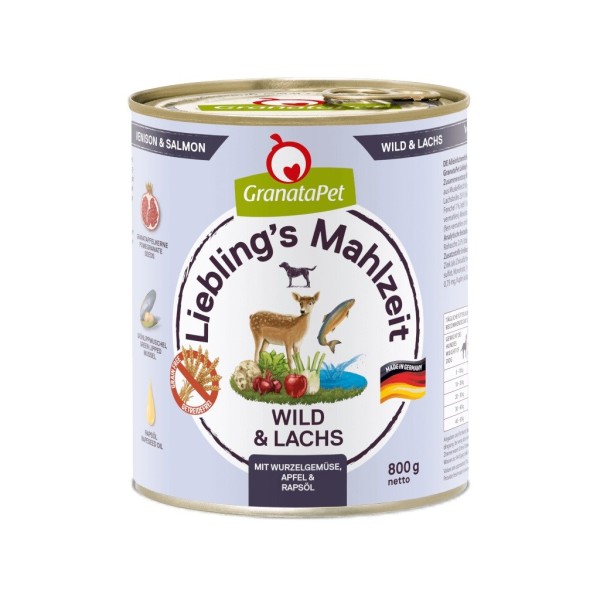 GRANATAPET Liebling's Mahlzeit Venison and salmon ...