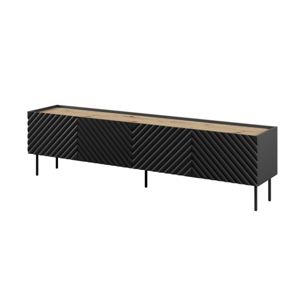 4D RTV cabinet ONDA 200x40x35-54 black ...