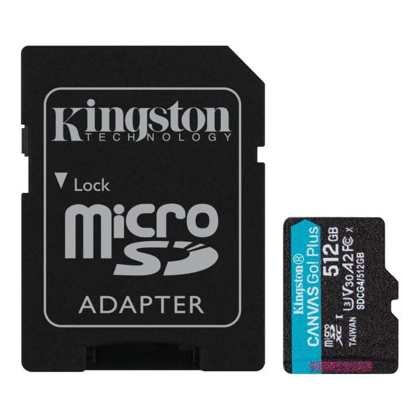 KINGSTON microSDXC Canvas Go Plus 512GB ...