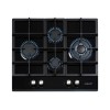 CATA | Hob | LCI 6031 B | Gas on glass | Number of burners/cooking zones 4 | Rotary knobs | Black