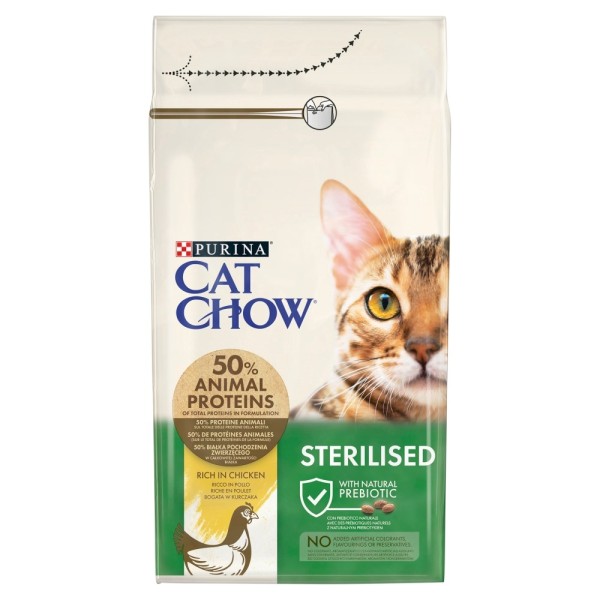 Purina CAT CHOW STERILISED cats dry ...