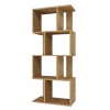 Bookcase FIESTA 4P 59.5x30x140 cm, artisan oak