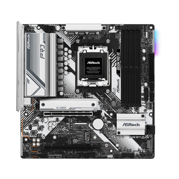 Mainboard|ASROCK|AMD B650|SAM5|Micro-ATX|Memory DDR5|Memory slots 4|1xPCI-Express 3.0 ...