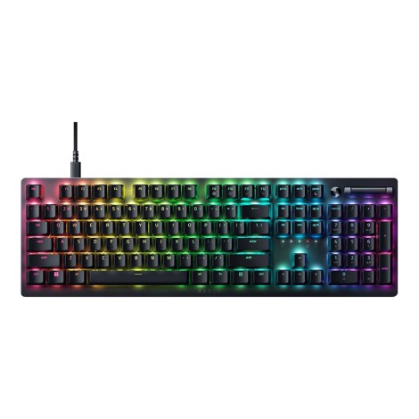 Razer | Gaming Keyboard | Deathstalker V2 Pro | Gaming Keyboard | Wired | RGB LED light | US | Black | Low-Profile Optical Switches (Clicky)