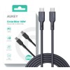 AUKEY CB-SCC101 USB-C Type-C Power Delivery PD 100W 5A 1m Silikon Black