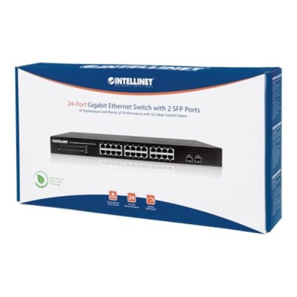 INTELLINET 561044 24-Port Gigabit Switch