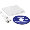 H.L Data Storage | Ultra Slim Portable DVD-Writer | GP60NW60 | Interface USB 2.0 | DVD±R/RW | CD read speed 24 x | CD write speed 24 x | White | Desktop/Notebook