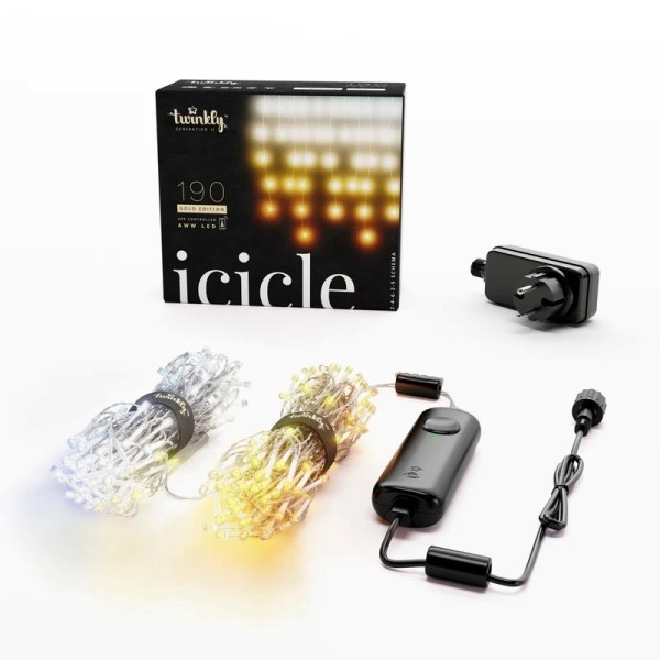 Intelligent icicles Twinkly Icicle 190 LED ...