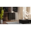 Cama 4D CORTINA chest of drawers 102x40x118 black