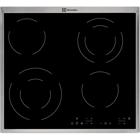 Electrolux EHF6342XOK hob Black Built-in Ceramic 4 zone(s)