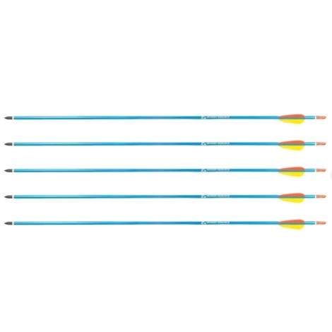 Strzały aluminiowe 30" BLUE Poe Lang - zestaw 5 szt