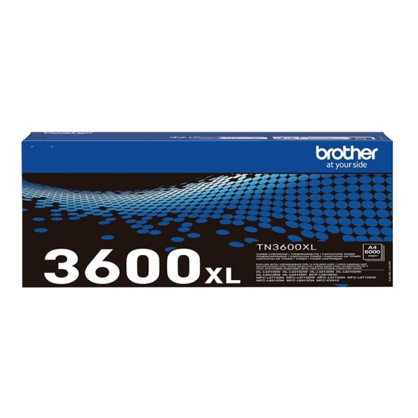 Brother TN-3600XL Genuine High Yield Toner ...