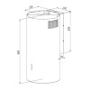 Okap AKPO WK-4 BALMERA WL SLIM WHITE SEMI-MATTE T450 M3