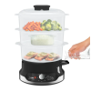 TEFAL Food Steamer VC204810	Ultracompact Black 800 W Capacity 9 L Number of baskets 3