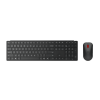 Lenovo Multi-Mode Pro Combo Keyboard and Mouse 6000-US Euro | Keyboard and Mouse Set | Wireless | Mouse included | US Euro | Bluetooth | Eclipse Black