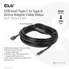 CABLE USB-C TO USB 10M/M/F CAC-1538 CLUB3D