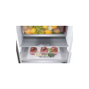 LG | Refrigerator | GBB72PZVCN1 | Energy efficiency class C | Free standing | Combi | Height 203 cm | Fridge net capacity 277 L | Freezer net capacity 107 L | Display | 35 dB | Stainless steel