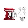 KitchenAid 5KSM175PSECA  Artisan food processor 300 W 4.8 L Red
