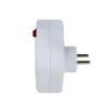 Esperanza ELK304W Electrical Splitter 3 sockets switch White