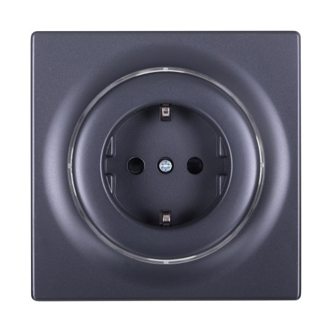 Fibaro FGWSONF-011-8 socket-outlet Type F Black