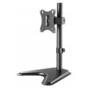 Manhattan Desk Mount for TV & Monitors, Stand Assembly, Tilt/Swivel/Rotation, For screens 10" to 27", VESA compatability: 75x75 and 100x100mm - check the dimensions of the four mounting holes on back of screen to ensure it fits, Max 7kg, Bla