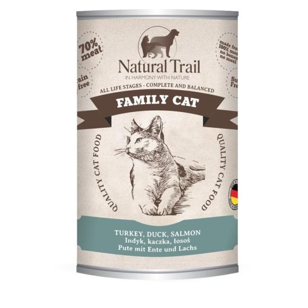 NATURAL TRAIL Family Cat Turkey, duck, ...