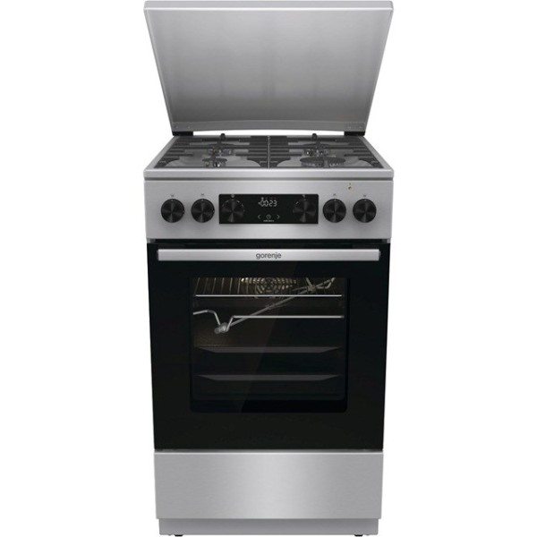 Gorenje GKS5C71XF Freestanding cooker with oven ...
