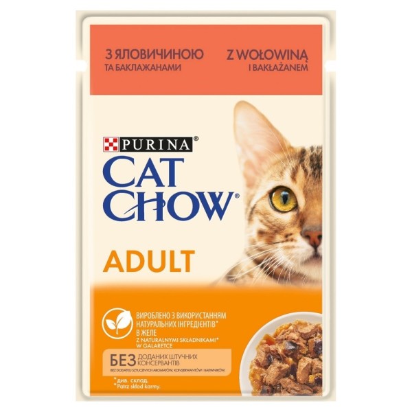 CAT CHOW ADULT GiJ Beef Eggplant ...