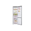 LG | Refrigerator | GBB72PZEMN | Energy efficiency class E | Free standing | Combi | Height 203 cm | No Frost system | Fridge net capacity 277 L | Freezer net capacity 107 L | 36 dB | Silver