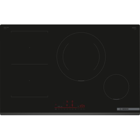 Bosch Serie 6 PVS831HB1E hob Black Built-in 80 cm Zone induction hob 4 zone(s)