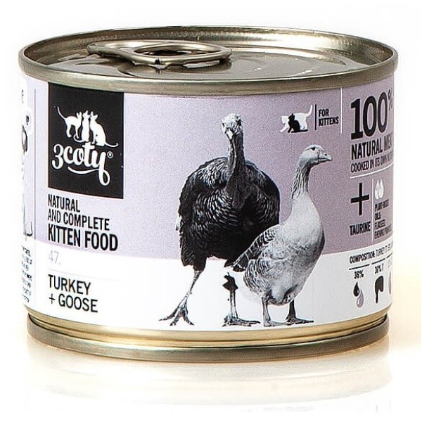 3Coty TURKEY + GOOSE for Kittens ...