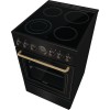 Gorenje Cooker | GECS5B70CLB | Hob type Vitroceramic | Oven type Electric | Black | Width 50 cm | Depth 59.4 cm | 70 L
