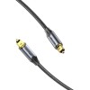 Kabel audio optyczny Vention w oplocie z aluminiowym złączem 5m czarny