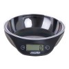 Mesko | Kitchen scale with a bowl | MS 3164 | Maximum weight (capacity) 5 kg | Graduation 1 g | Display type LCD | Black