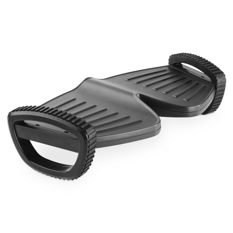 Digitus | Active Ergonomic Footrest | DA-90412 | Black | Depth 277 mm | Height 135 mm | Plastic | Gentle movements promote health; 2 rocker functions by easy rotation; Large or small rocking movements are possible (slow/fast); Can also be used as a raised