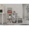 Topeshop STEP BIEL 3X3 living room bookcase