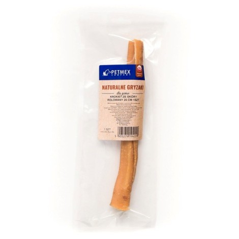 Masticable para perros PETMEX Rollo de croqueta de cuero 25cm 1pc