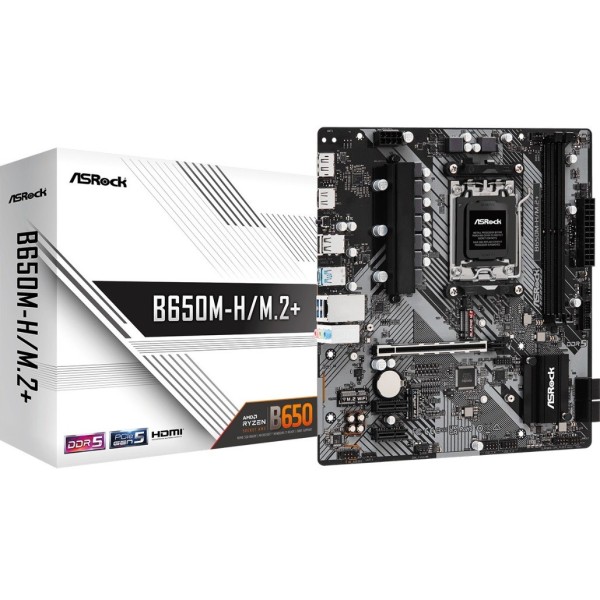 Mainboard|ASROCK|AMD B650|SAM5|Micro-ATX|Memory DDR5|Memory slots 2|1xPCI-E|2xPCI-Express 4.0 ...